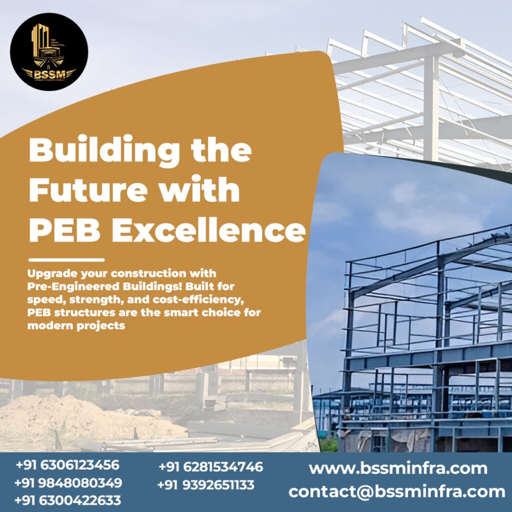 Top PEB Suppliers for Steel Warehouse Construction, Prefab Sheds & Office Buildings – BSSM INFRA