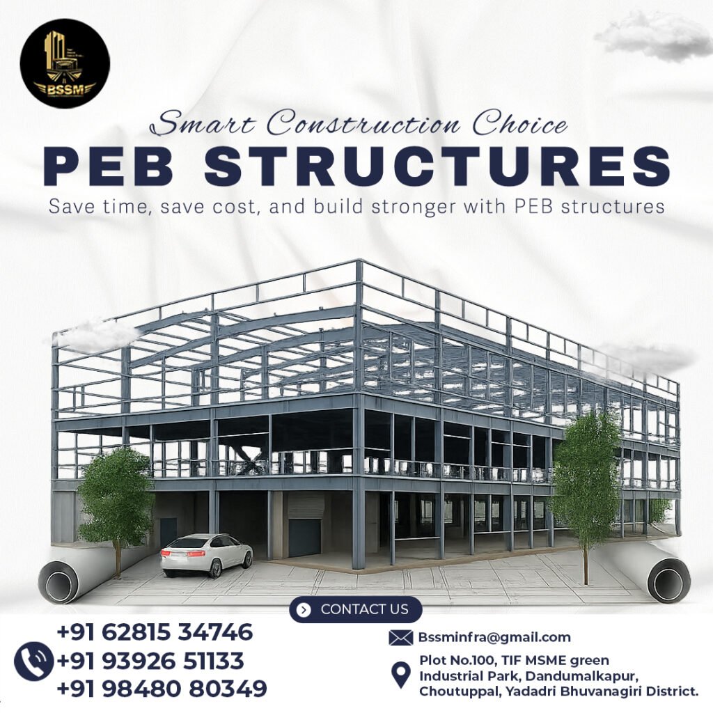 Top PEB Construction Company in Mumbai for Warehouses & Airports – BSSM Infra Pvt Ltd