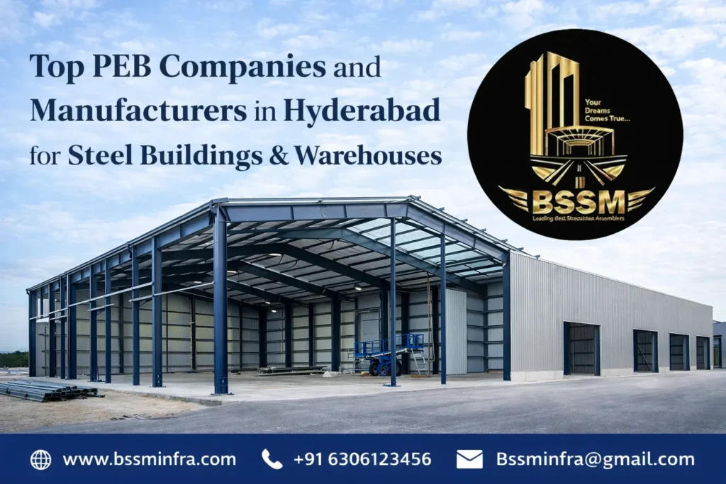 Hyderabad’s Top Pre-Engineered Building Experts for Industrial Projects from BSSM Infra Pvt Ltd