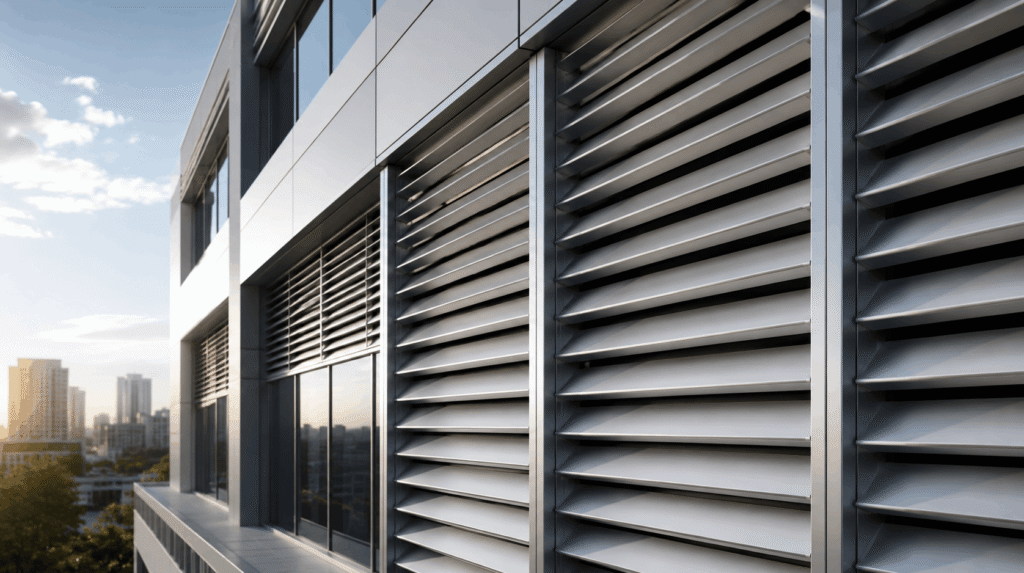 Aluminum Louvers for Commercial Buildings